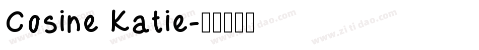 Cosine Katie字体转换
